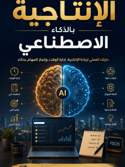 كتاب إتقان الإنتاجية بالذكاء الاصطناعي – دليلك للعمل بذكاء وتحقيق أقصى إنجاز