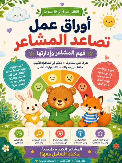 كراسة تصاعد المشاعر للأطفال